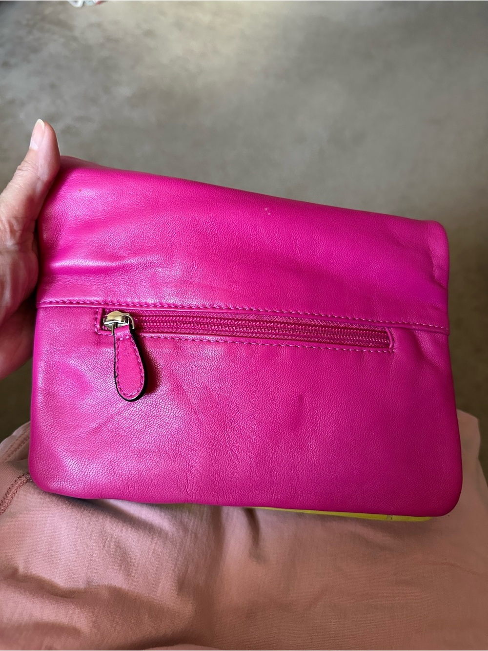 DANIER Leather multicolor ladies crossbody bag - Picture 6 of 7